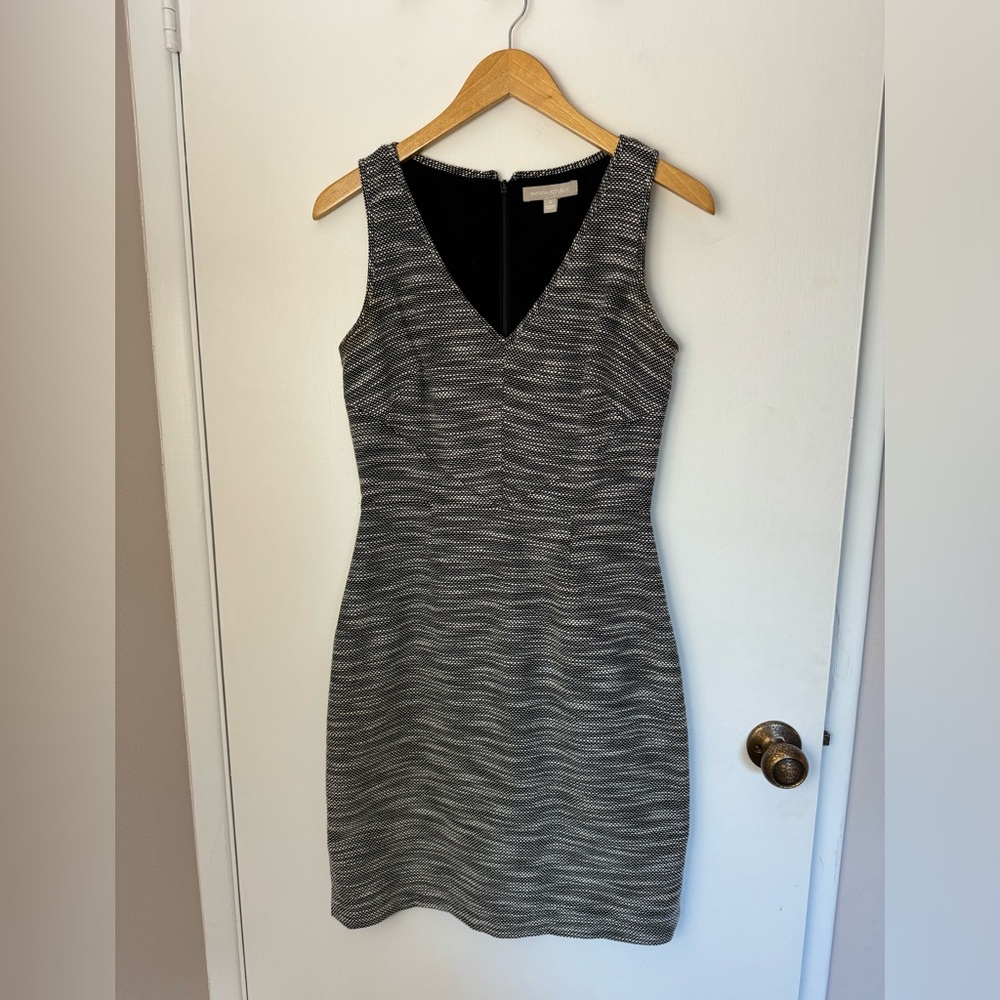 Banana republic black and white dress